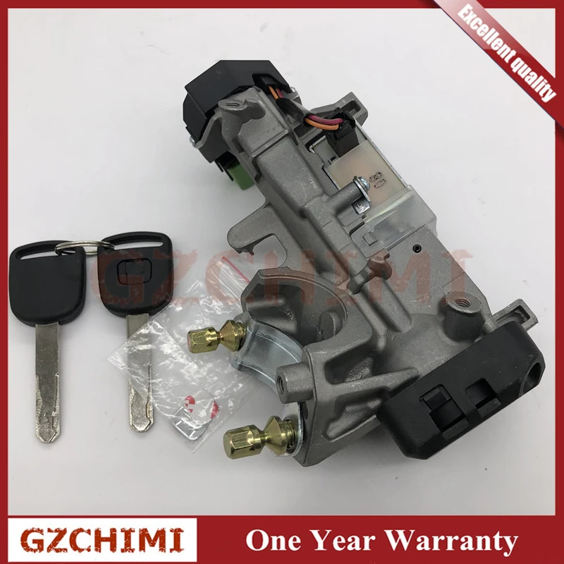 

MCMM234 Ignition S witch Cylinder Lock Auto Trans For Honda Civic 2003 2004 2005 w/ 2 keys