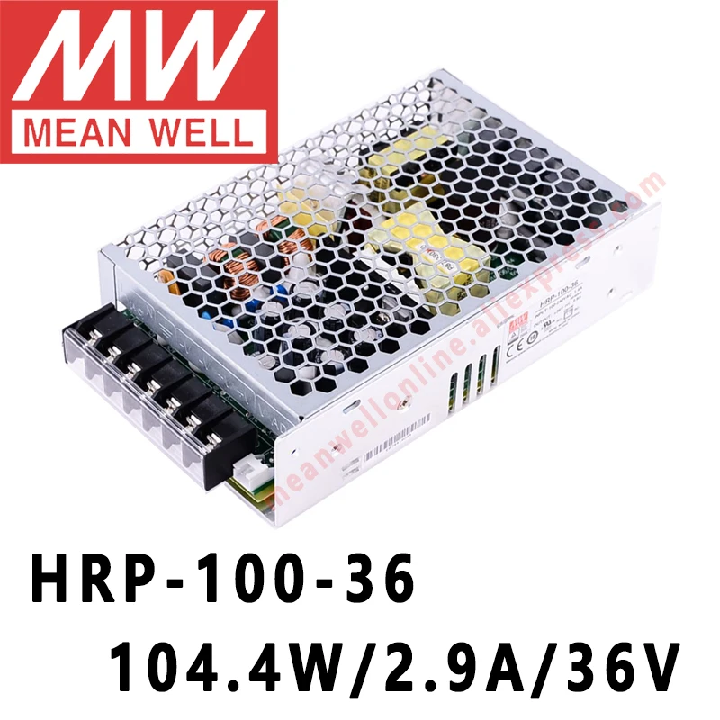 

Mean Well HRP-100-36 meanwell 36V/2.9A/104.4W DC Single Output with PFC Function Switching Power Supply online store