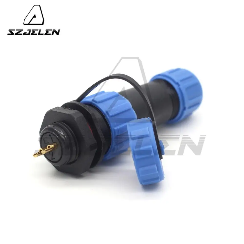 SP13 2 Pin Waterproof Connector, LED Power Wire Connectors Automotive Connectors, Female Plug & Male Socket