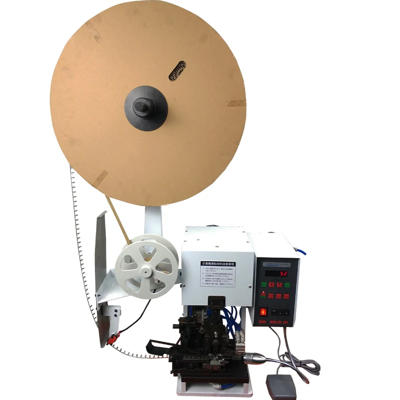 

HS-CSP20 Wire Stripping and Terminal Crimping Machine Electric Cable Wire Peeling and Terminal Press Machine with OTP Applicator