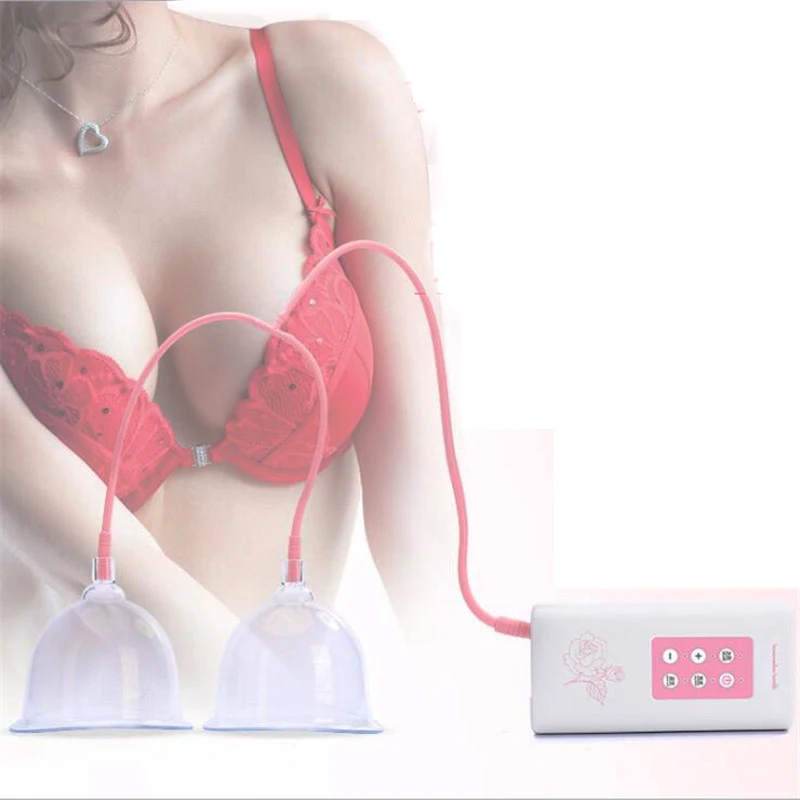 

Portable Electric Breast Enlargement Device Vacuum Pump Cup Breast Massager Enhancing Cupping Machine Nipple Enlarge Instrument