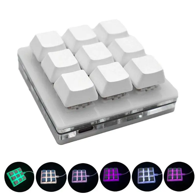 Multifunctional Multi-Type OSU Mechanical Numeric Keypad 2/3/4/5/6/7/8/9/10/12 Keys Support Macro Function Switch Keyboard Gamin