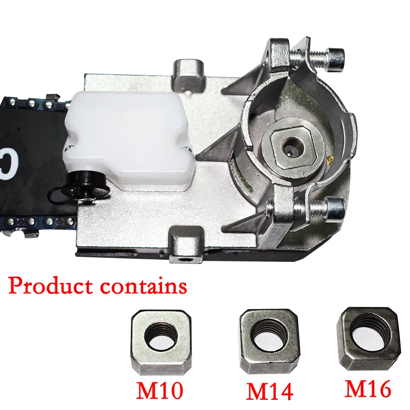 Quick Install 11.5" Chainsaw Angle Grinder Accessories Woodworking Cutting Chain Saw Reciprocating Saw Power Tool Attachment