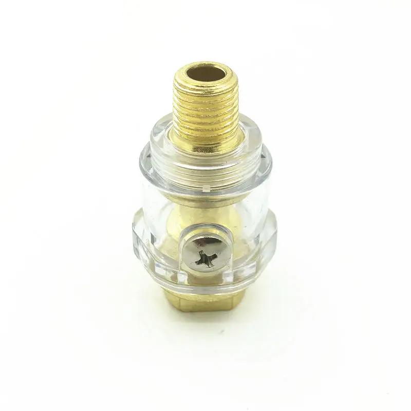 1/4 ''NPT البسيطة مضمنة مزيتة الداهن ل هوائي أداة أجزاء ضاغط الهواء (الكومبريسور) التزييت التلقائي مع فلتر