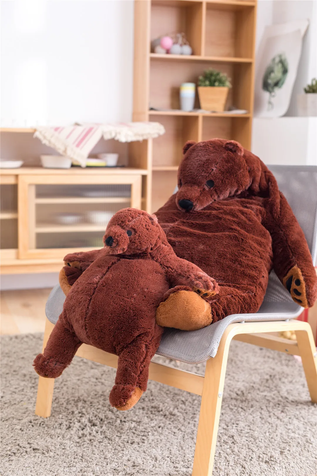 60センチメートルかわいいグルーミーぬいぐるみdjungelskog