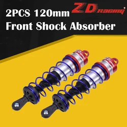 2pcs ZD Racing 120/143mm Front/Rear Shock Absorber Damper Suspension for 1/8 JLB HSP HPI Redcat Hobao RC Car Truck Buggy Truggy