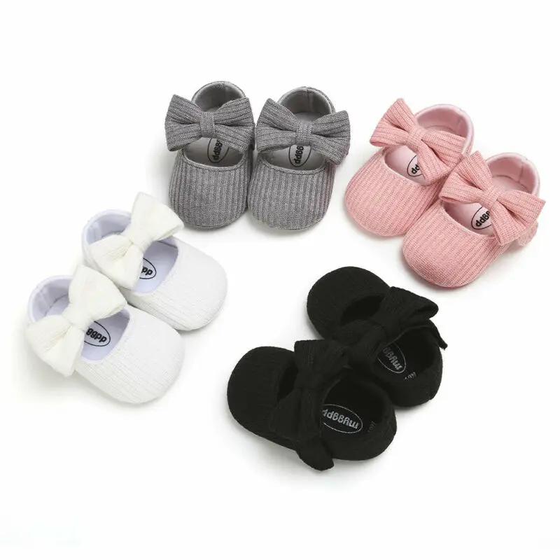 Pudcoco US Stock Fashion Baby Shoes Newborn Infant Pram Mary Jane Girls Princess Faux Leather Soft Shoes