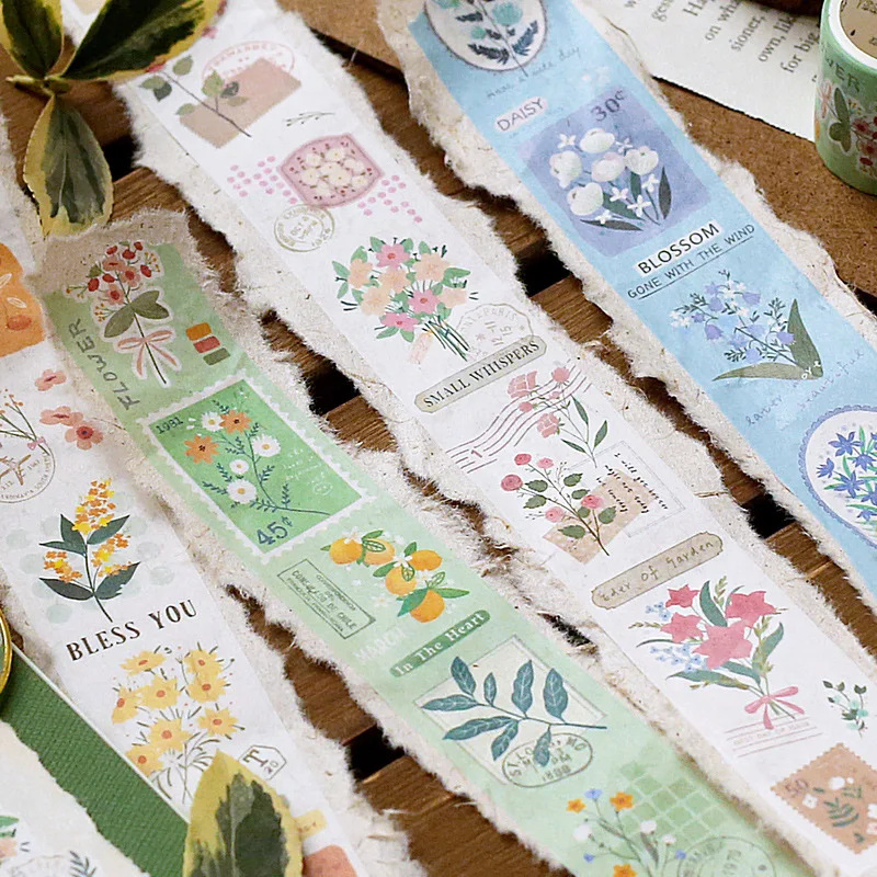 

1pcs/1lot Decorative Adhesive Tapes Heart Garden Scrapbooking DIY Paper Japanese Stickers 3m