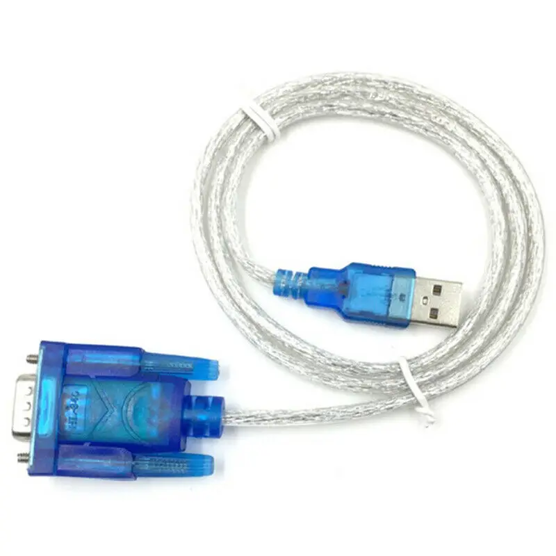 USB a Porta Seriale RS232 9 Spille Maschio Cavo Seriale COM Port Adapter Convertitore