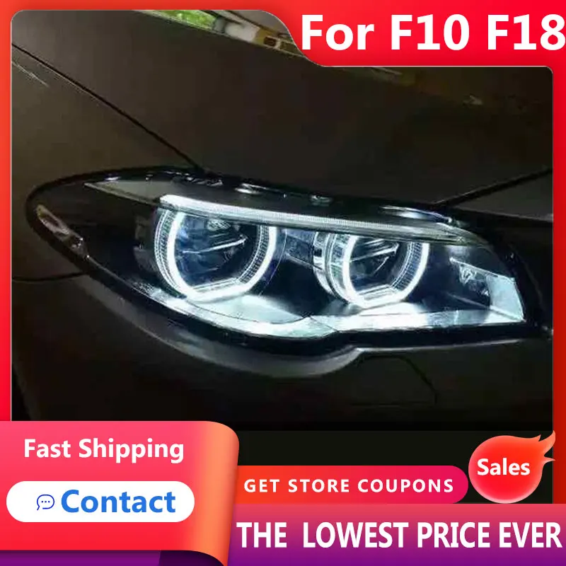 

HANA Head Lamp for F10 F18 Headlights 2010-2016 520i 525i 530i 535i M5 LED Headlight DRL LED Beam Automotive Accessories