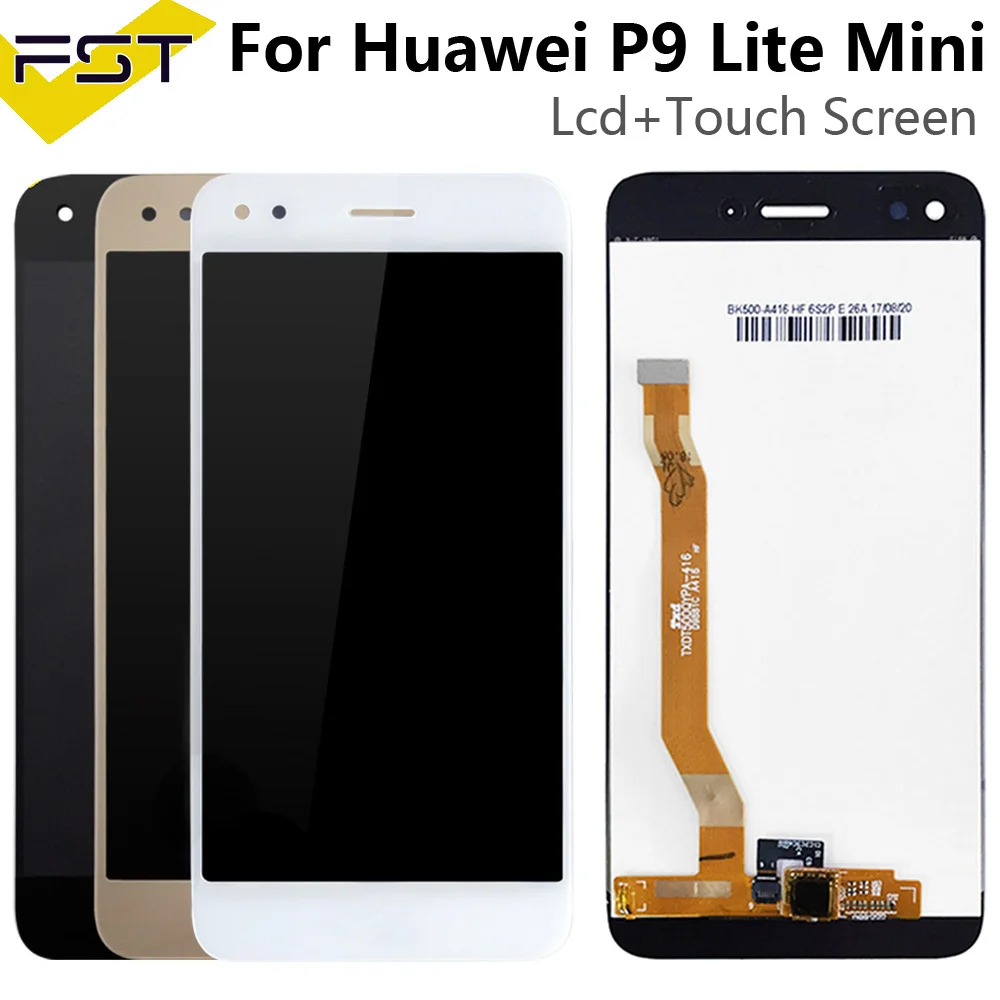 For Huawei P9 Lite mini LCD Display Touch Screen For Huawei Y6 Pro 2017 LCD With Frame P9 Lite mini LCD SLA L02 L22 L03 Screen