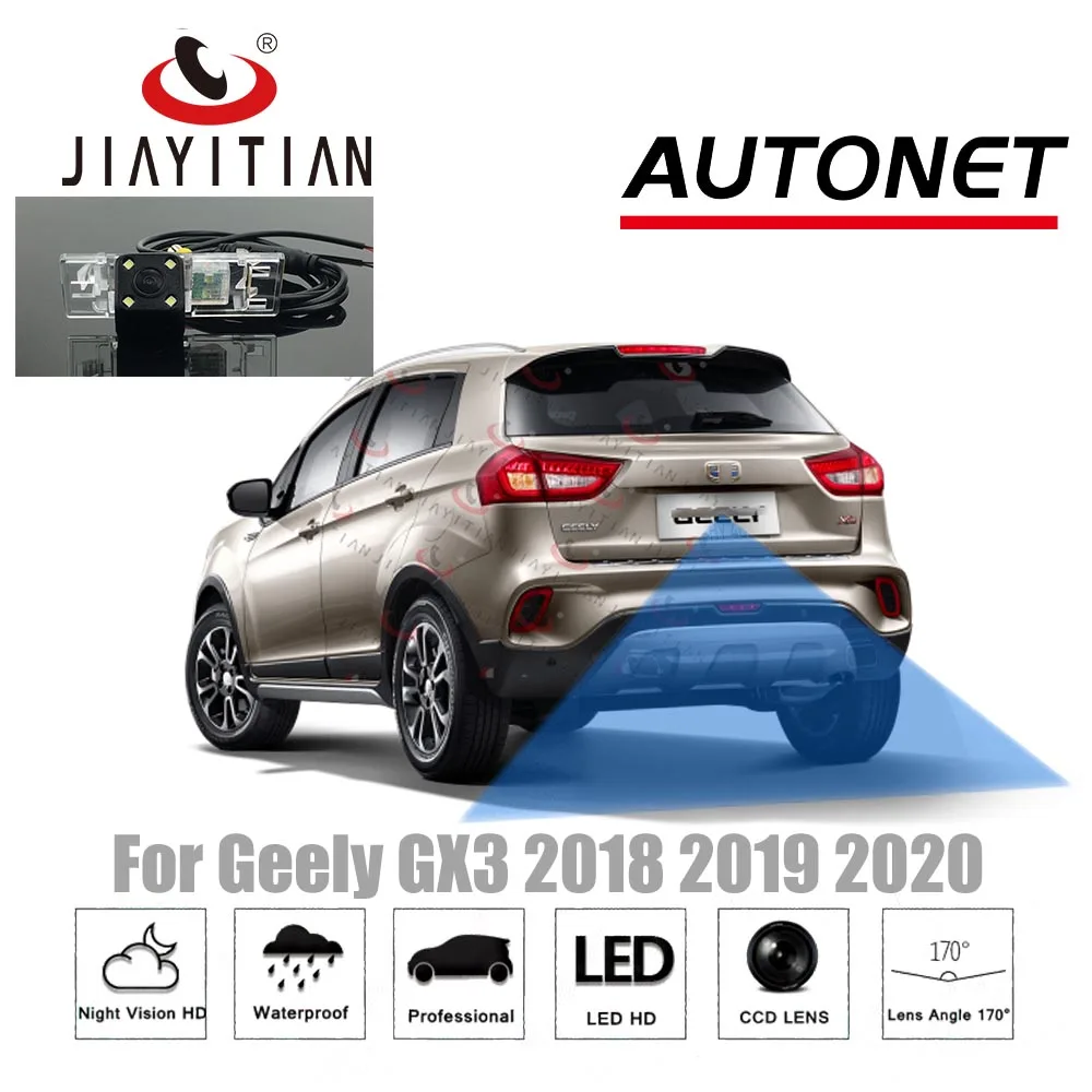 

JIAYITIAN Rear View Camera For Geely GX3 2018 2019 2020 CCD backup camera Parking Reverse camera CCD