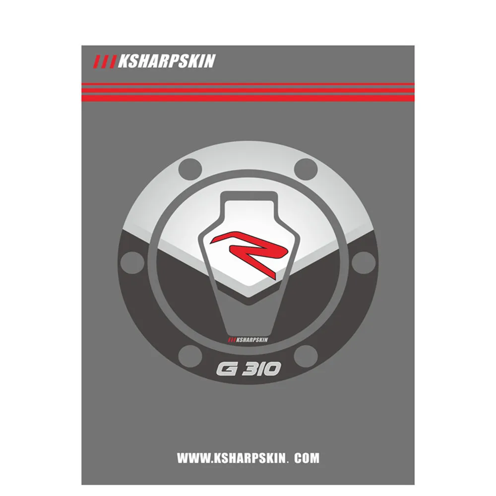 

3D gas canister cover motorcycle sticker air cushion pad filling cover sticker decal for BMW G310R