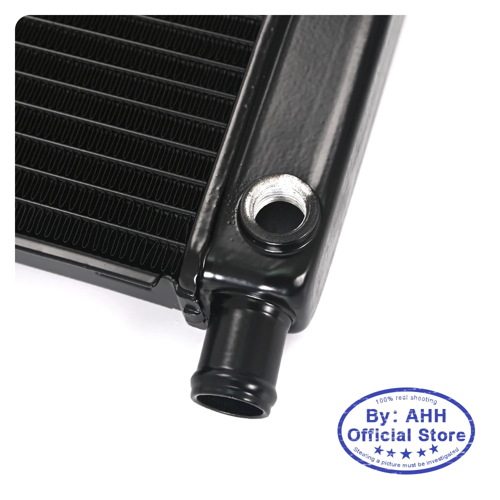 AHH Motorcycle Aluminium Black Radiator Cooler Cooling Water Tank For HONDA CBR250 MC22 CBR250RR NC22 CBR 250 RR MC19 MC 19 22