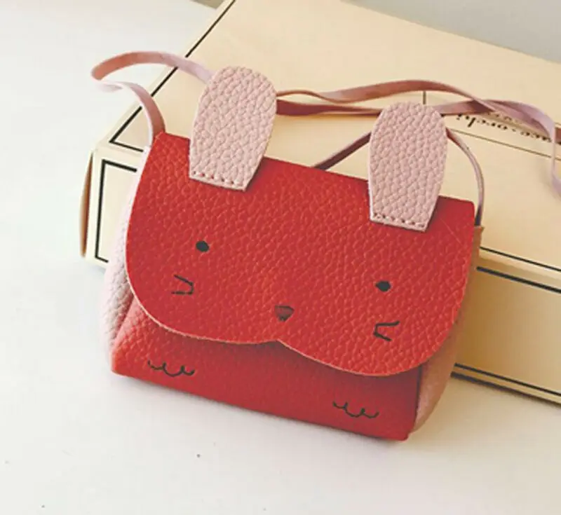 2〜8歳の女の子向けのプリンセススタイルのハンドバッグ,動物をモチーフにしたショルダーストラップ