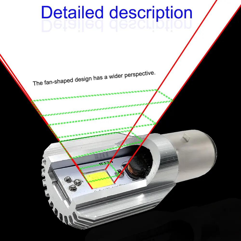 H6 Led Motorcycle Headlight Bulbs BA20D Leds H/L Lamp Scooter ATV Motorcycle Accessories Moto Fog Lights Fog Lamp For Suzuki