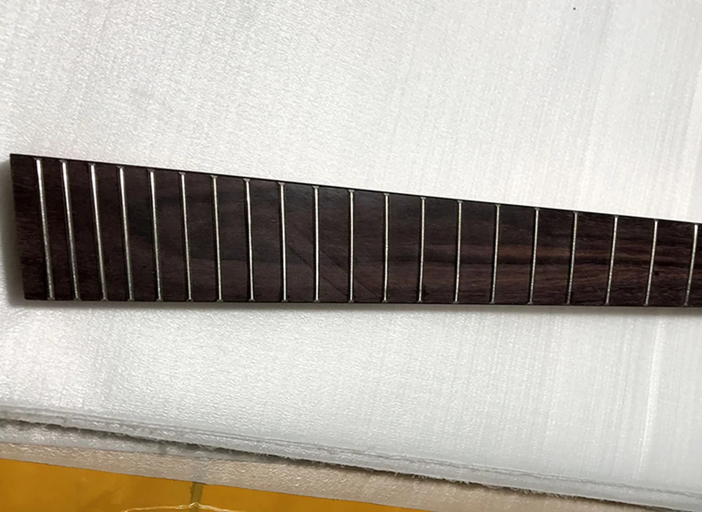 DIY 6 Strings Electric Guitar Neck with 24 Frets,Faned Frets