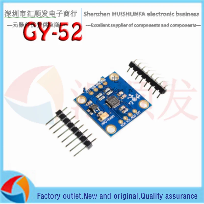 Sensor de aceleración giroscópica de tres ejes, Mpu-6050 de inclinación de 6 ejes, gy-52/60003