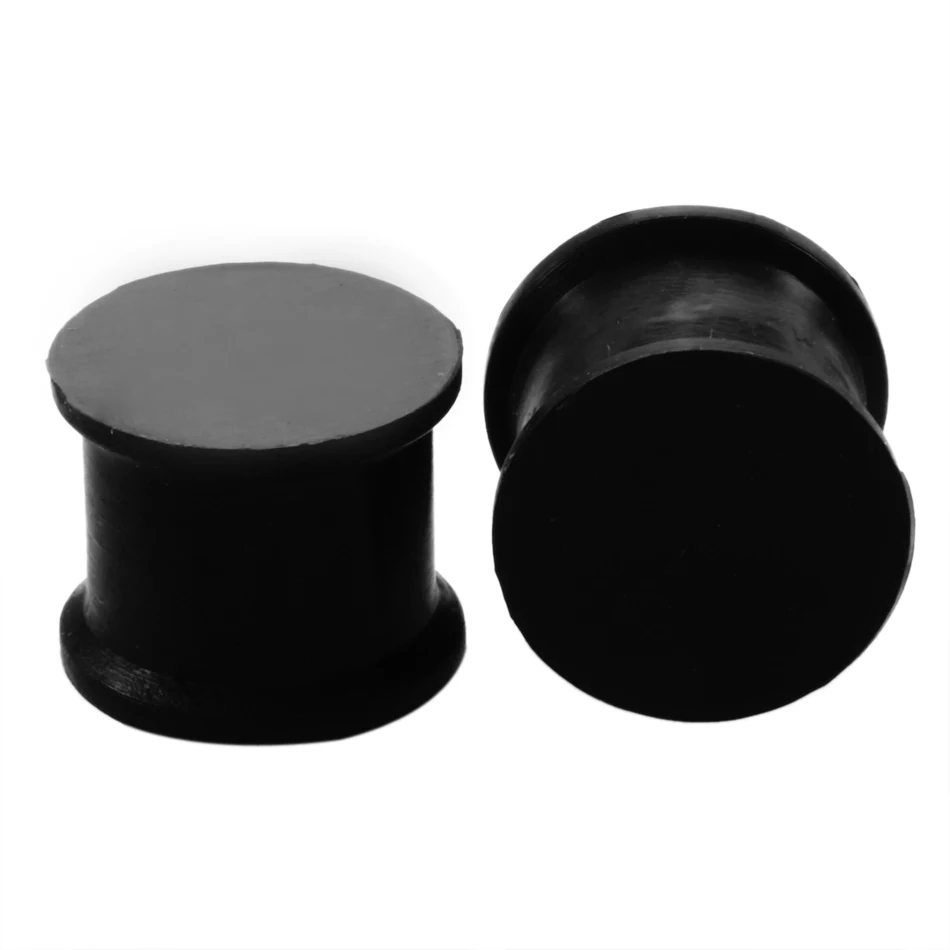 2pcs/lot Silicone Flexible Thin Double Flared Ear Plugs Flesh Tunnel Ear Gauges Expander Stretcher Earlets Ear Piercings Jewelry