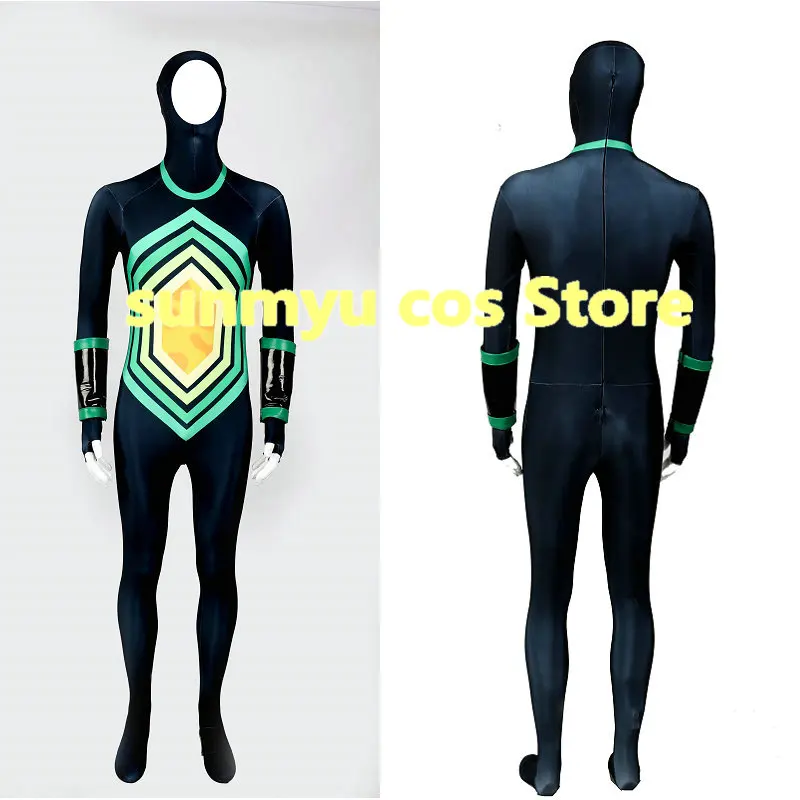 Bakuryuu Sentai Abaranger The Barmia Soldiers Baamia-hei Bad Soliders Black Bodysuits Cosplay Costume,Custom Size Halloween