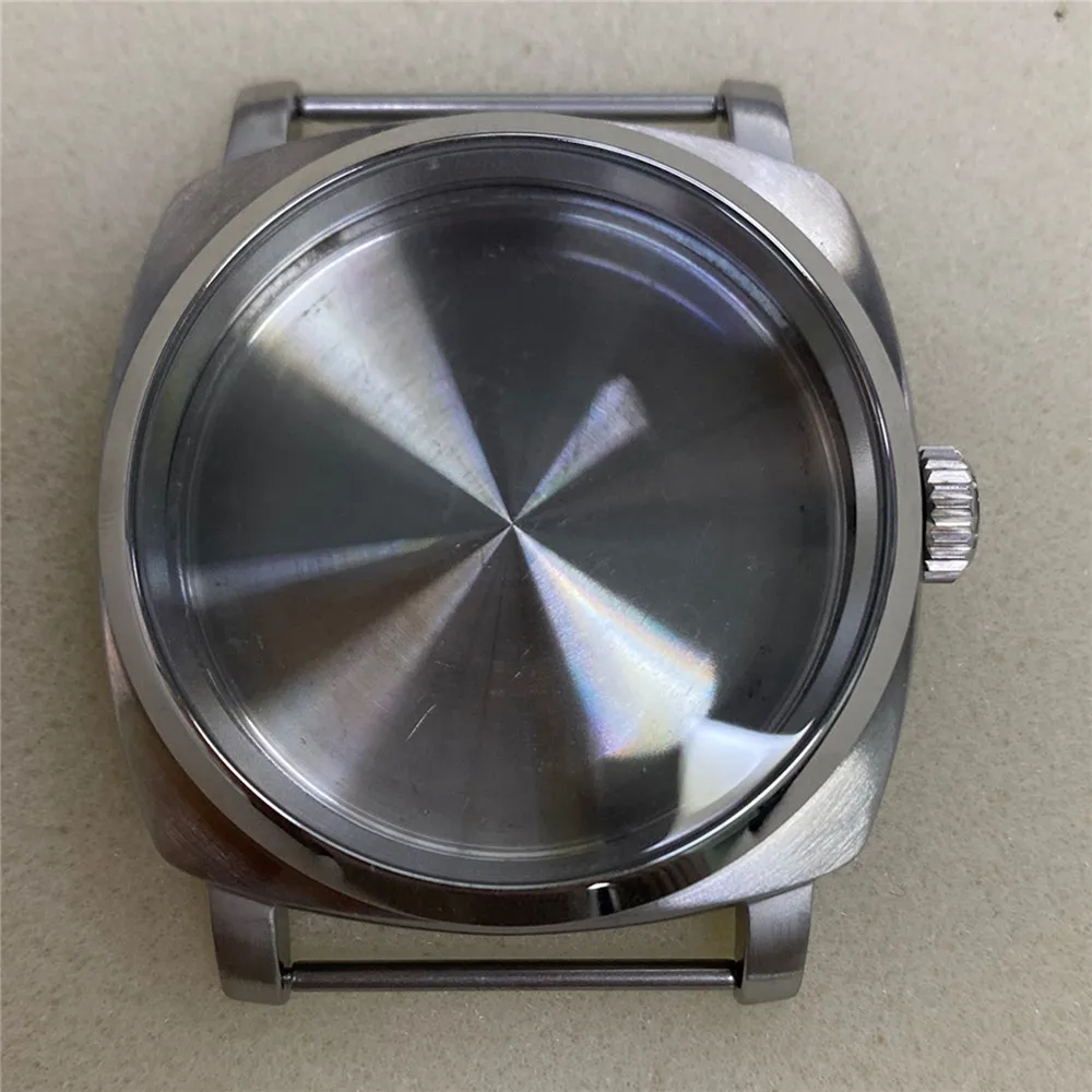 

47MM Stainless Steel Watch Case for ETA 6497/6498/ST3620/ST3600 Movement Replacement Brushed Watch Shell Repair Accessories