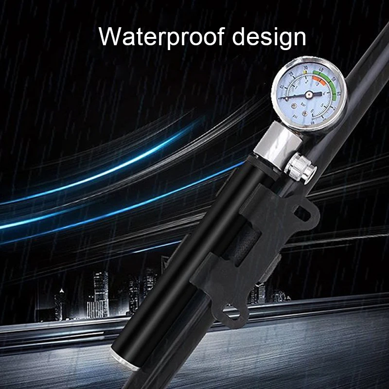 Portable High Pressure Bicycle Pump MTB Road Cycling Tire Inflator Football Basketball Pump Bike Repair Manual Inflator