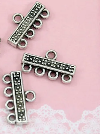 10pcs/lot  Tibetan Silver more hole Pendants Handmade Decorative Metal  DIY Jewelry Alloy accessories cg3s