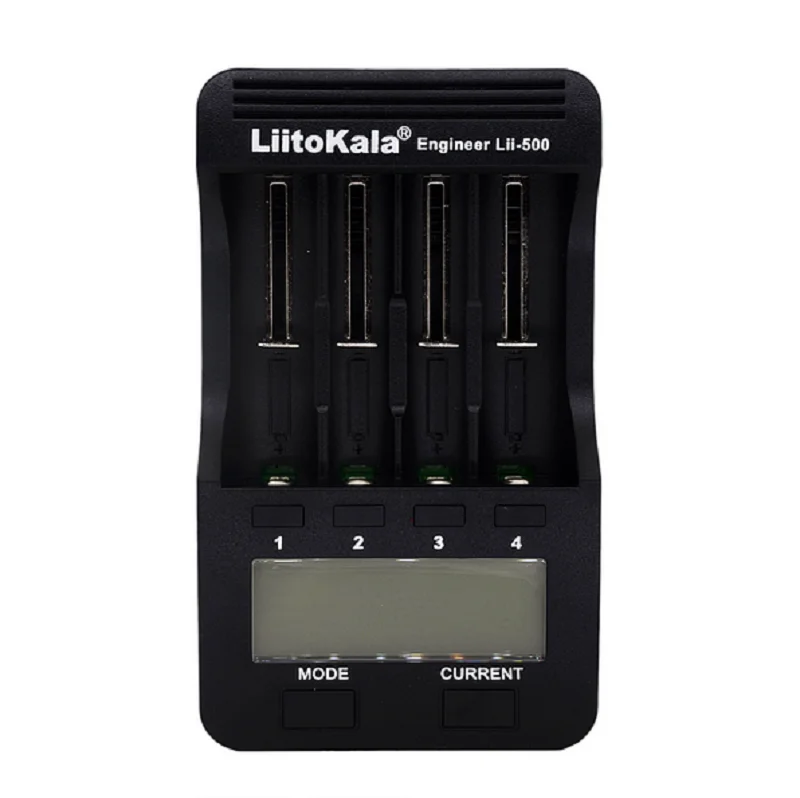 Liitokala Li-600 Li-500 Li-500S Li-M4 Li-M4S LCD z.SHTV 1,2V 18650 26650 16340 14500 18500 20700B Batterijlader