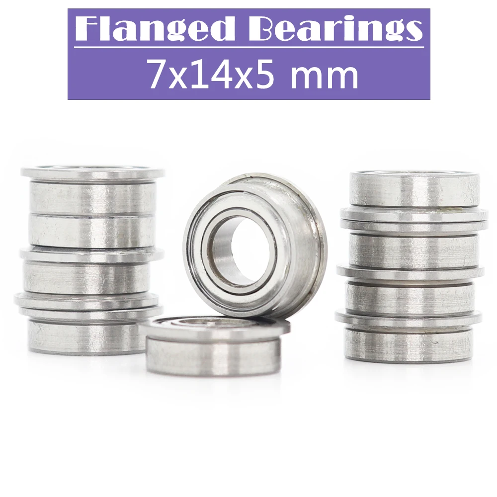 F683ZZ F684ZZ F685ZZ F686ZZ F687ZZ F688ZZ Flange Bearing ( 10 PCS ) F683 684 685 686 687 688 Z ZZ Flanged Ball Bearings