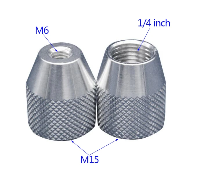 M15 short silicone tube adapter