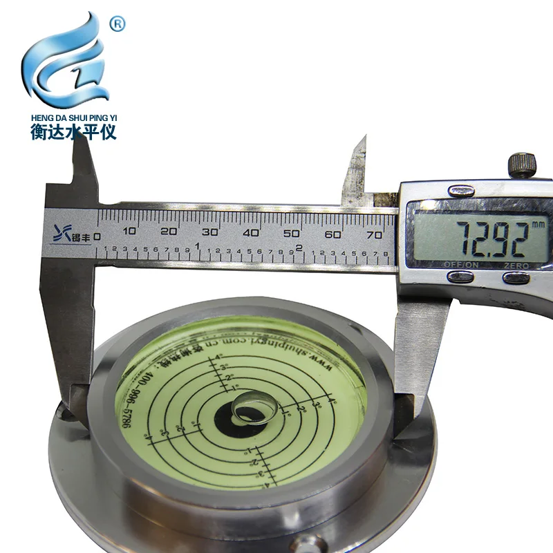 Gru livello gru orizzontale bolla macchine di ingegneria strumento di misura di formato 97*74*15mm 1pcs