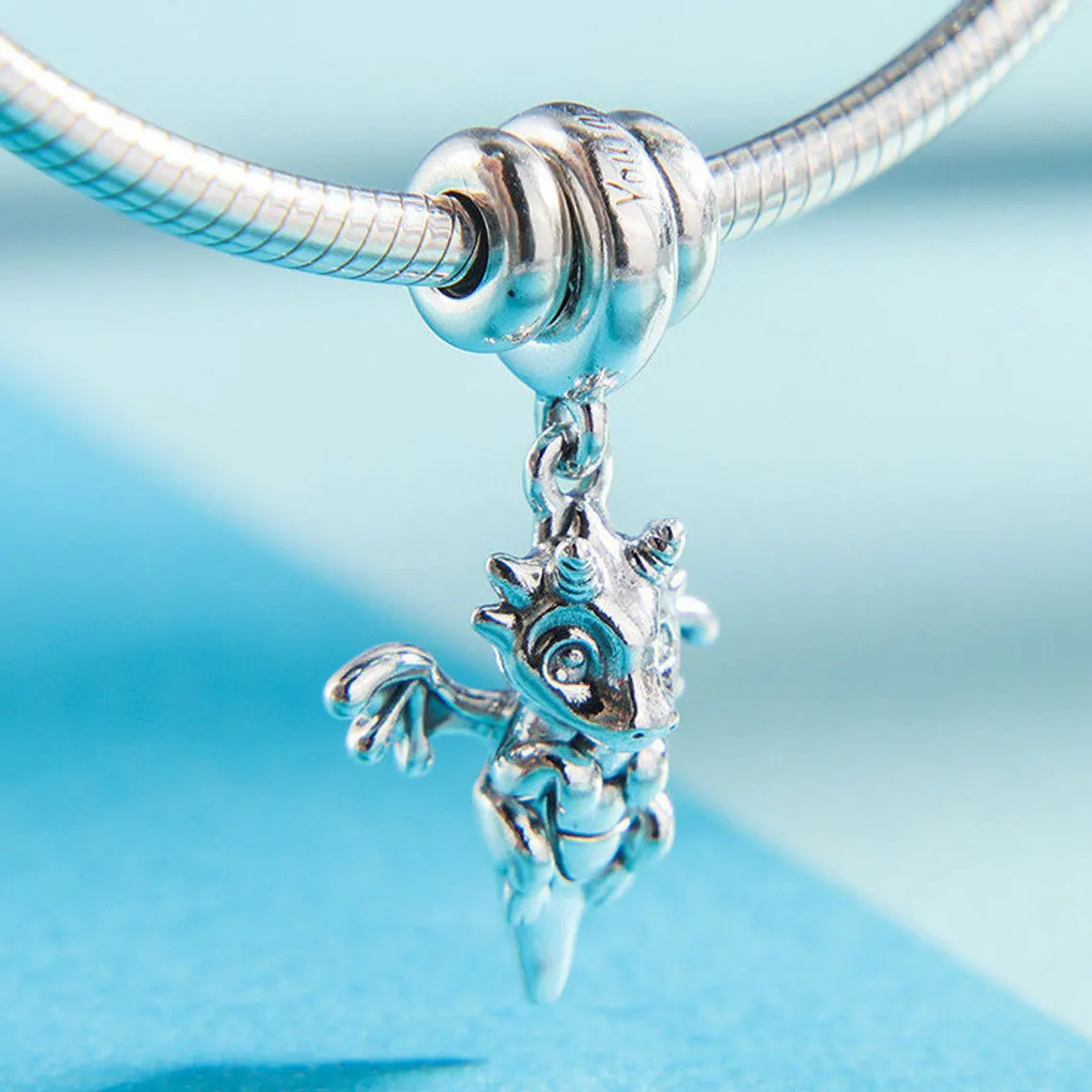 

925 Sterling Silver You Are Magic Dragon Dangle Pendant Charm Beads Fits All European Pandora Jewelry Bracelets Necklaces