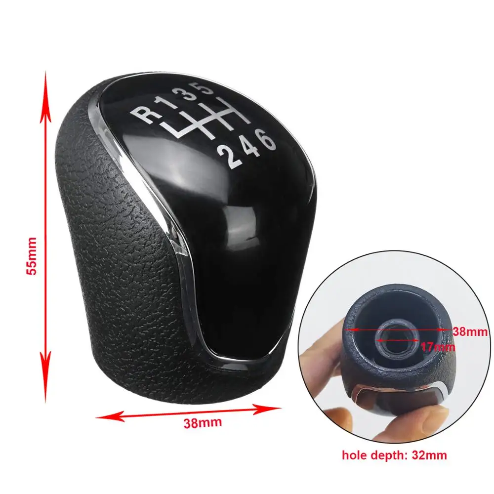 Manual de Mudança de Engrenagem Knob para Hyundai IX35 2012-2016, 6 Velocidade Car Gear Shifter, Stick Head Handebol