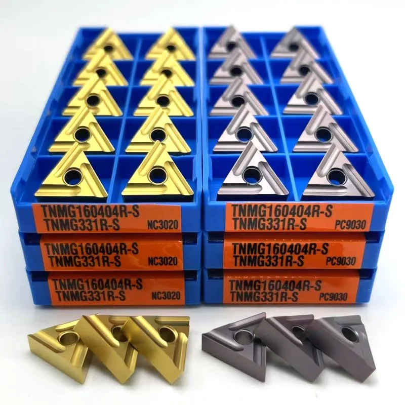 TNMG160404R S NC3020 PC9030 Carbide Inserts External Turning Tools TNMG Metal Turning Tools Tungsten Carbide Tool TNMG160404