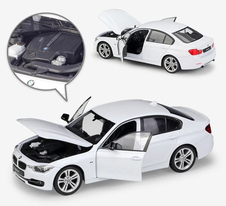 WELLY 1:24 Scale Diecast Simulator Model Car BMW 335i/535i Classic