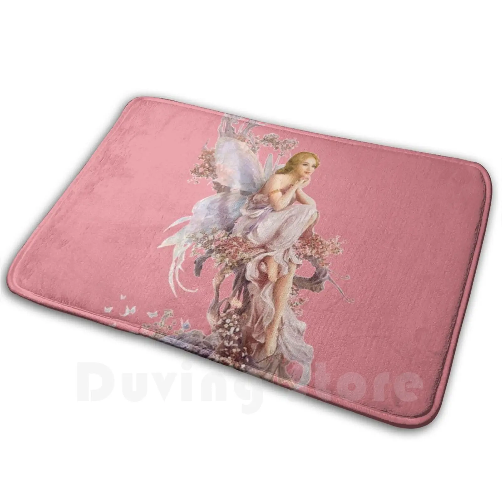 Beautiful Fairy Angel Smiling Carpet Mat Rug Cushion Soft Sweet Macbook Popular Funny Tumblr Anime Pack Teen Trendy Cheap