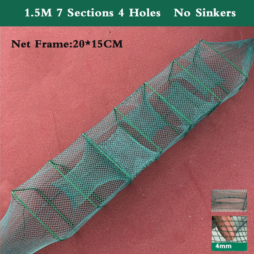 Nylon Long Fishing Net Sinkers Deep Water Portable Crab Crayfish Lobster Catcher Trap Fish Network Prawn Shrimp Nets Live Bait - AliExpress 18 Nylon Long Fishing Net Sinkers Deep Water Portable Crab Crayfish Lobster Catcher Trap Fish Network Prawn Shrimp Nets Live Bait - AliExpress 18