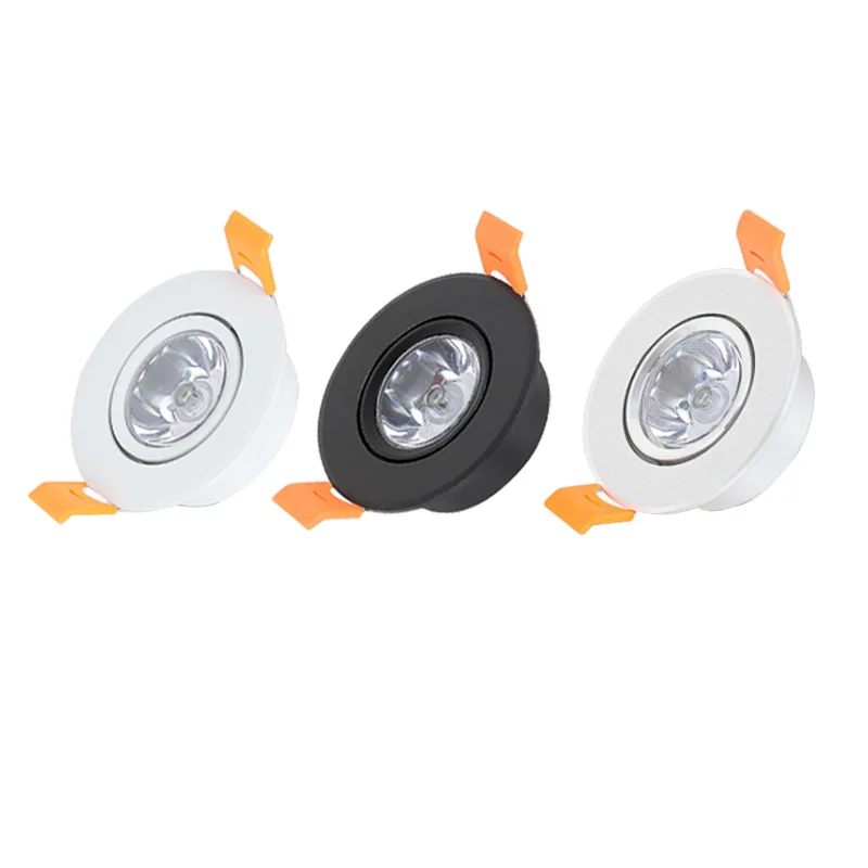 Faretto da incasso a LED RGB Lampada da incasso rotonda 3W Illuminazione con telecomando AC110V 220V Barra luminosa spot Soggiorno
