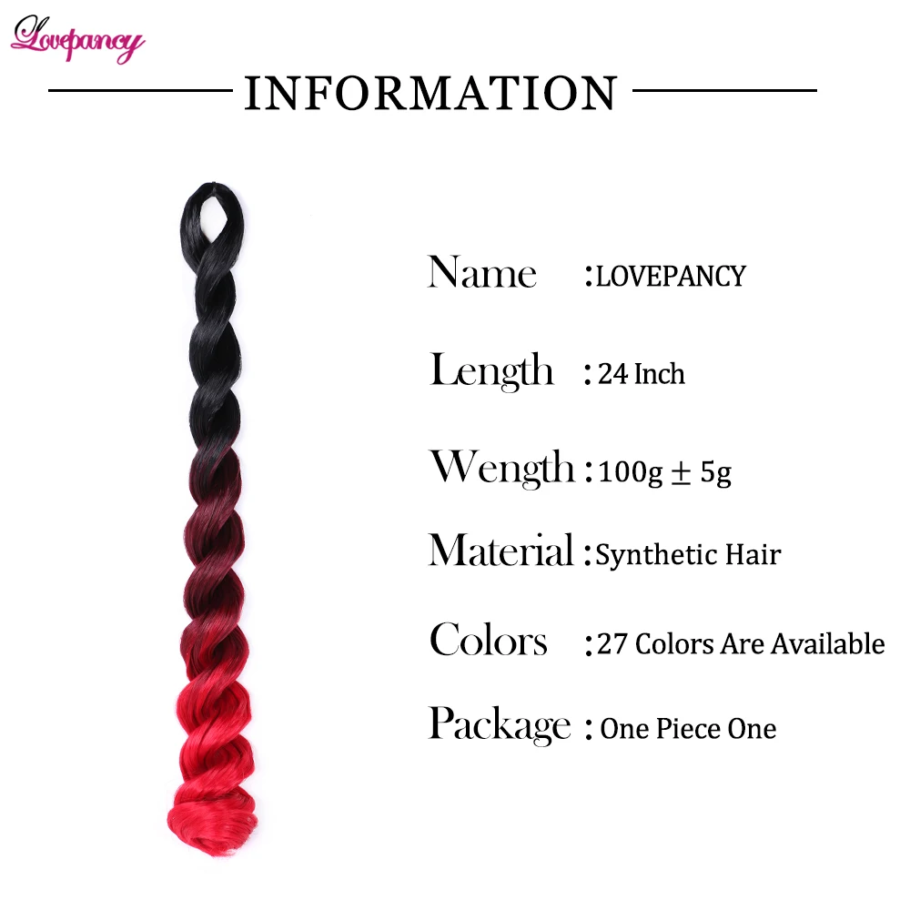 24Inch Long Synthetic Sea Body Wave Braiding Hair Extension Ombre Jumbo Crochet Braids Deep Big Wave Hair Colorful For Women