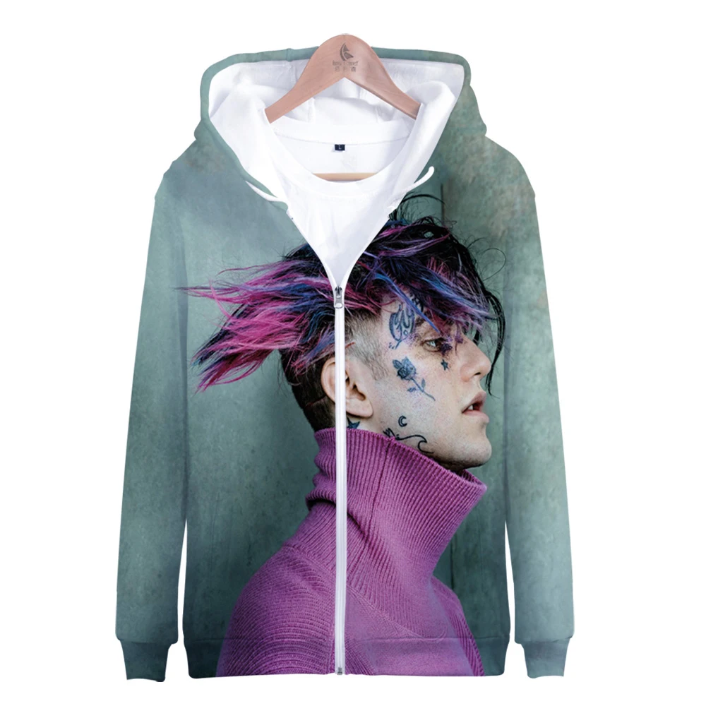 

Lil Peep 3D Zipper Hoodies Men women Autumn New Arrival Streetwear Print Fashion Hip Hop Sweatshirts Lil Peep Hoody Coats