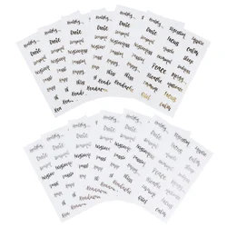 Bottle Oil Essential Stickers Labels Label Adhesive Self Roller Decals Bottles Pasters Diy Tags Sticker Tag Makeup Letters