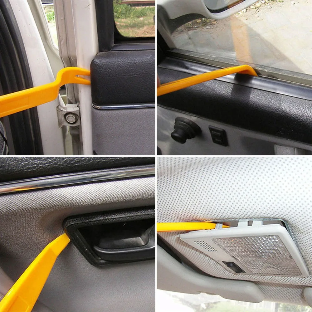 Auto Door Clip Panel Trim Removal Tool Kits Navigation Blades Disassembly Plastic Car Interior Seesaw Conversion Repairing Tool