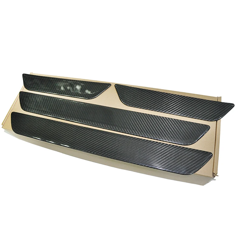 

Real Carbon Fiber Door Sill Protector for Tesla Model 3 2017-2019 Interior Sill Door Threshold Decoration 2pcs
