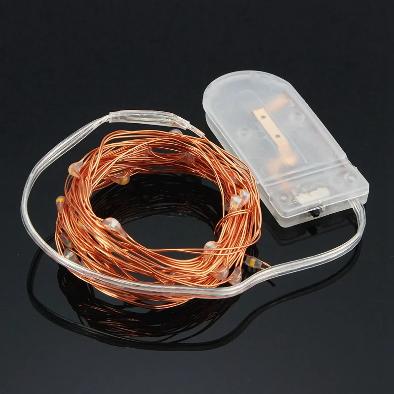

Waterproof 4M Garland Decorative Light Copper Wire Operated Christmas Wedding Party Decoration LED String Fairy Lights