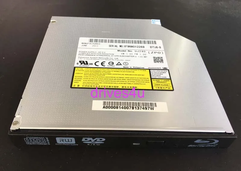 New Blu-ray Burner BD-RE Writer Drive Matshita UJ240 For 12.7mm