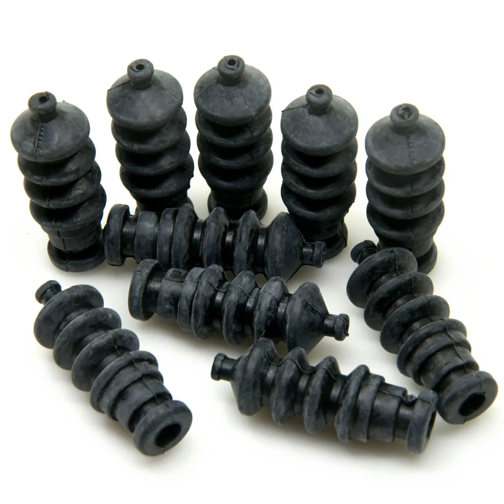 YEAHRUN 10pcs Waterproof Push Rod Rubber Seal Bellow Organ Normal Size 37mm for RC Boat Model Push/Pull Rod Seal Parts