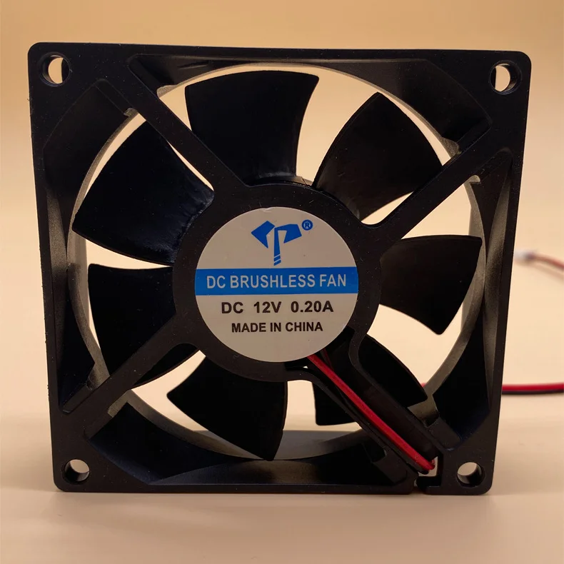 Dc8025 Two-Wire DC Cooling Fan 8cm Oil Bearing 5v12v 24V Mosquito Killing Lamp Mute Exhaust Industrial Fan