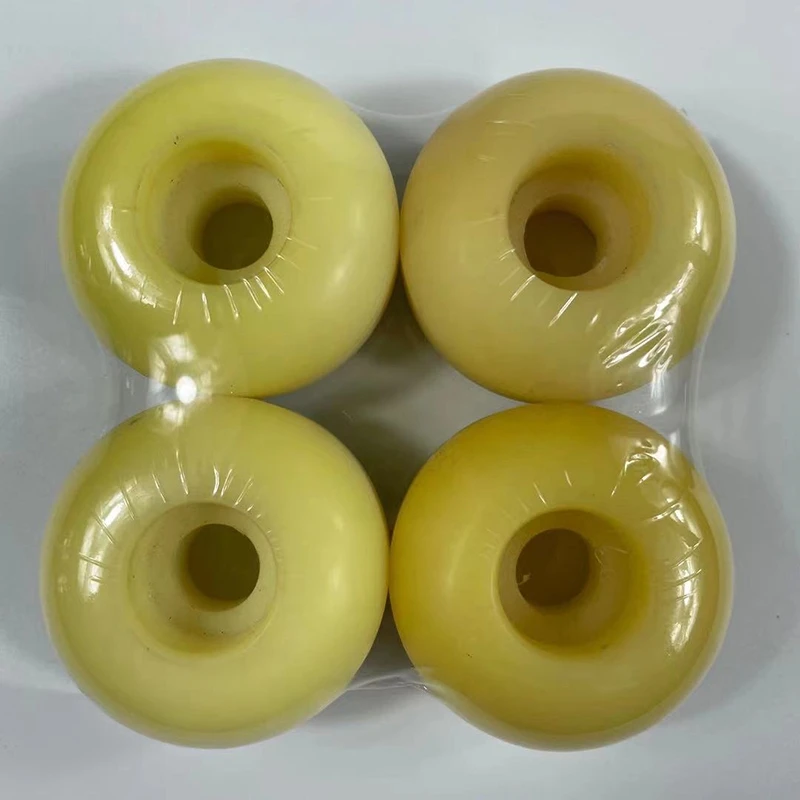 KEEPFIRE 4Pcs Skateboard Wheels 54mm PU Hardness Skate Board 85A Longboard Wheels for Street Longboard Skate Deck Wheel