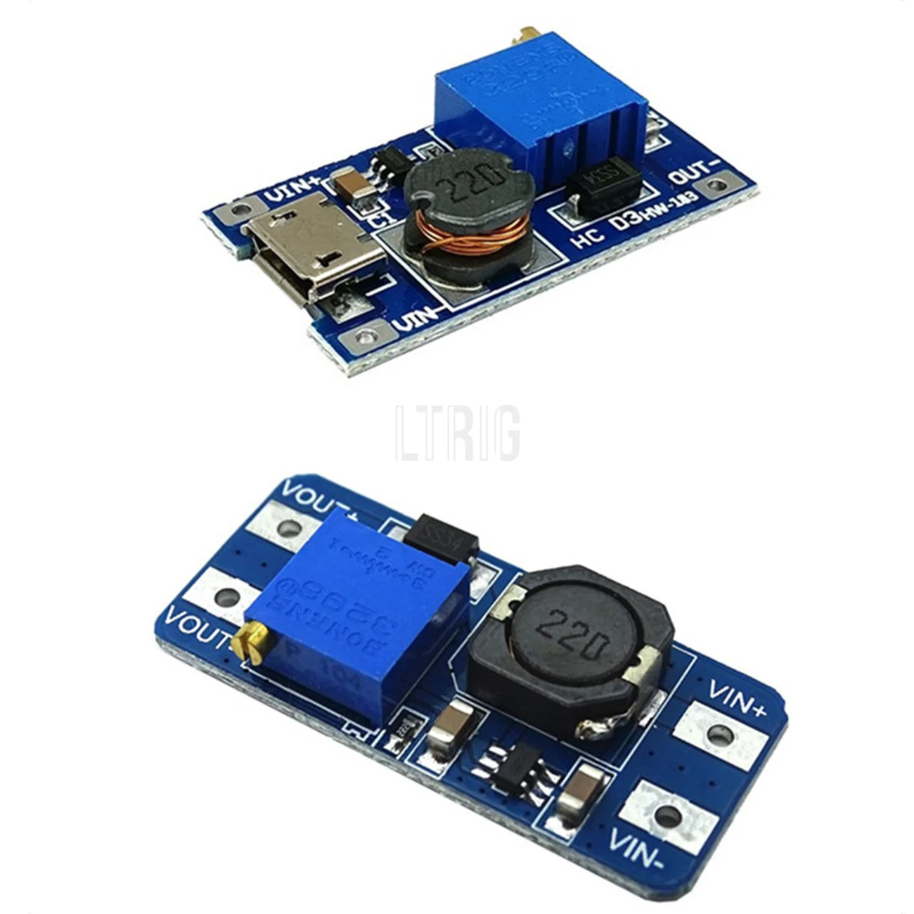 

LTRIG custom 1Pcs MT3608 2A Max DC-DC Step Up Power Module Booster Power Module For