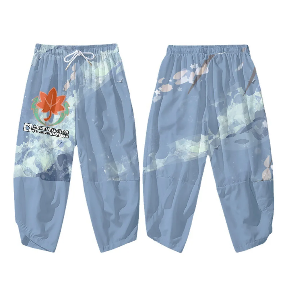 Game Genshin Impact 3D Joggers Broek Mannen/Vrouwen Hip Hop Trainingsbroek Zhongli Xiao Klee Eula Kaedehara Kazuha Cosplay Kostuums